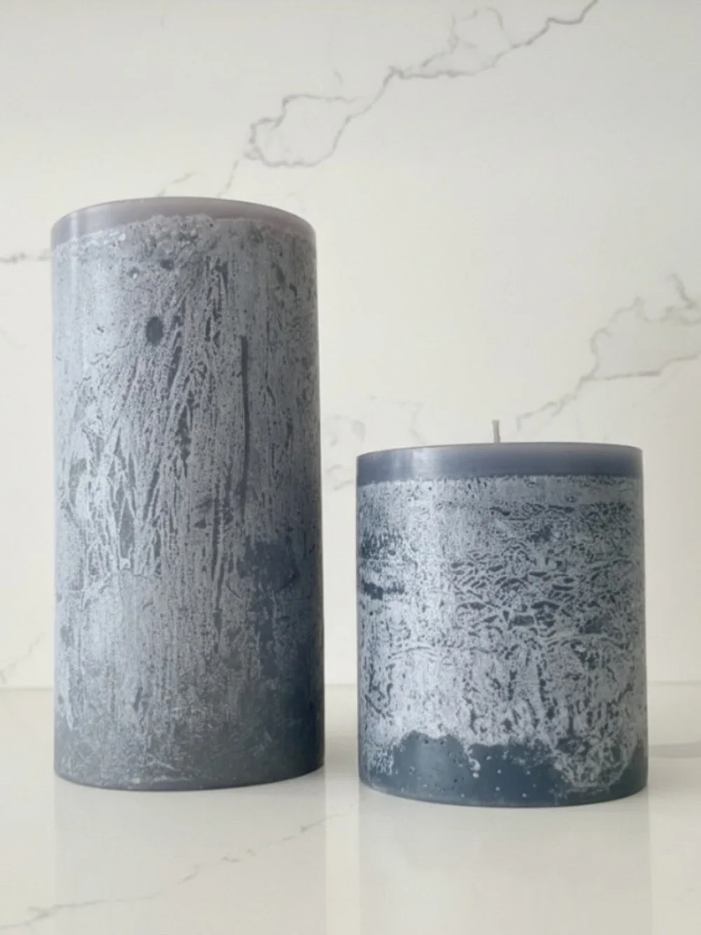 Set/3 Pottery Barn Blackberry Yuzu Scented Pillar Candles